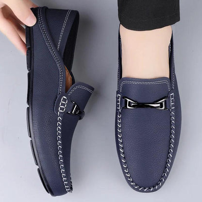 Savi Men's Brown Loafers | Genuine Cow Leather, Comfortable Design 2