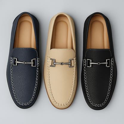 Savi Men's Brown Loafers | Genuine Cow Leather, Comfortable Design 7