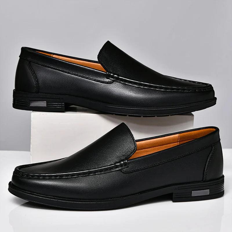 Savi Men's Leather Loafers | Genuine Cow Leather, Comfortable 5