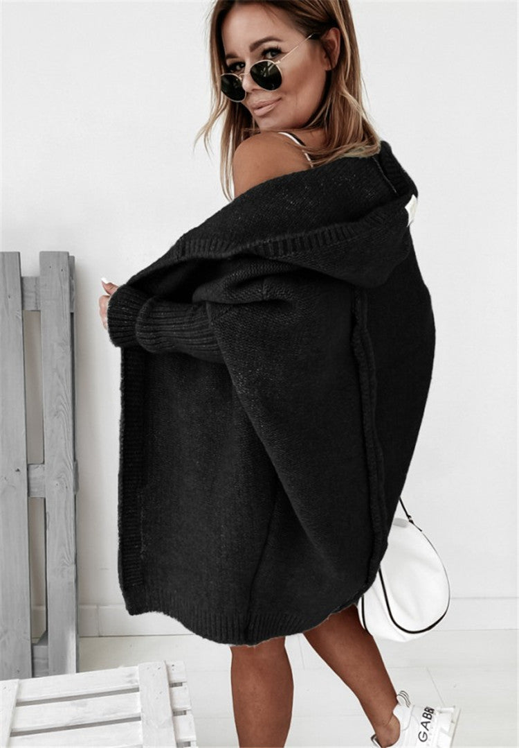 Tereza Cardigan Dame – Mintgrøn Strikcardigan med Løs Pasform