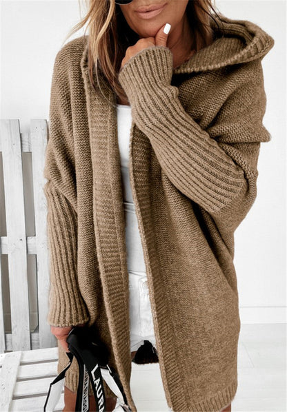 Tereza Cardigan Dame – Mintgrøn Strikcardigan med Løs Pasform