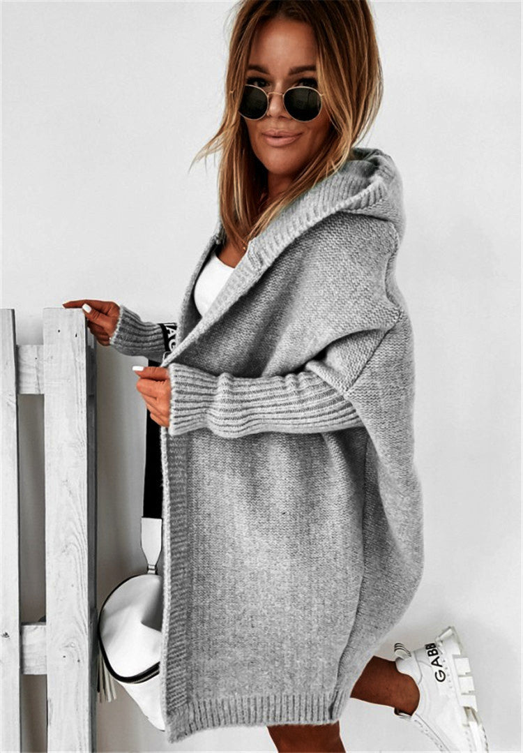 Tereza Cardigan Dame – Mintgrøn Strikcardigan med Løs Pasform