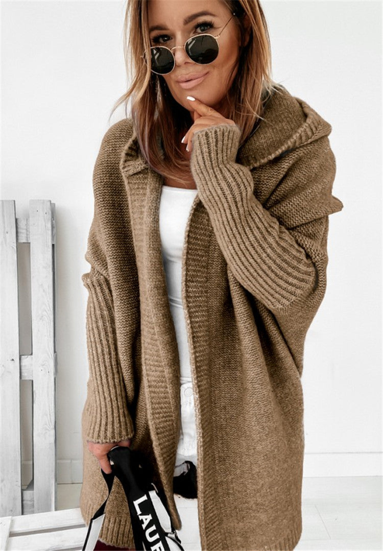 Tereza Cardigan Dame – Mintgrøn Strikcardigan med Løs Pasform