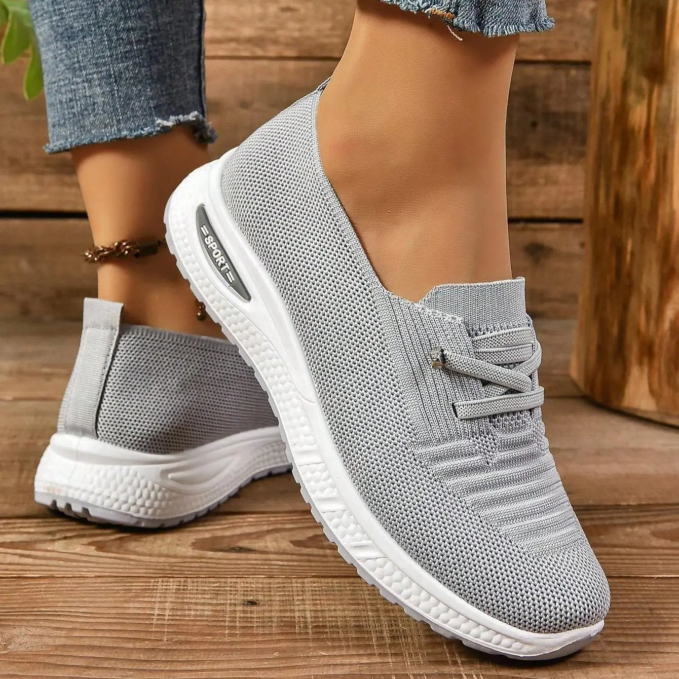 Sleek Women’s Slip-On Sneakers | Breathable Comfort 1