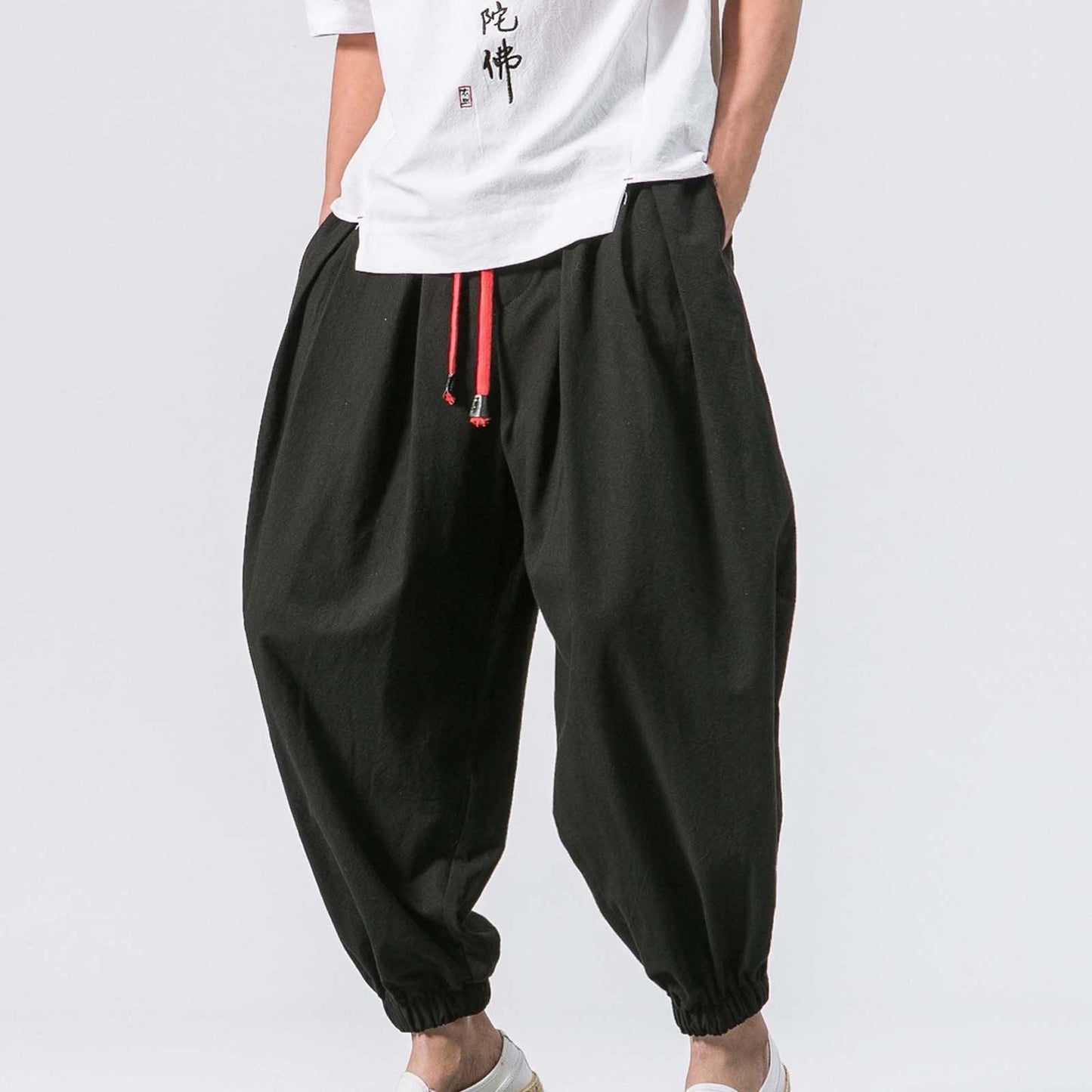 Stride Women's Jogger Pants | Soft Cotton-Linen Blend, Relaxed Fit 0
