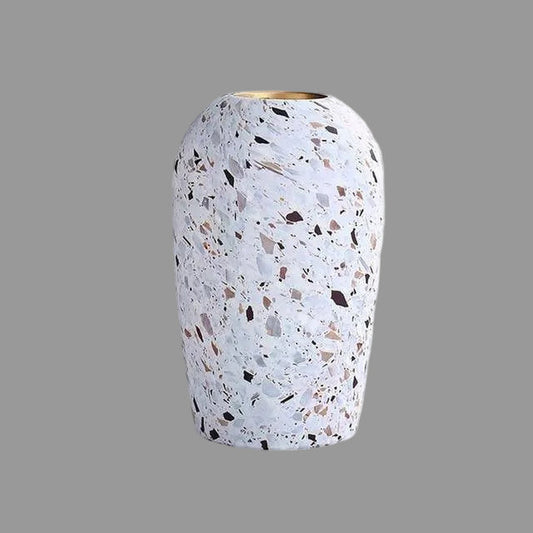 Terrazzo Style Ceramic Vase | Modern Flower Vase Decor