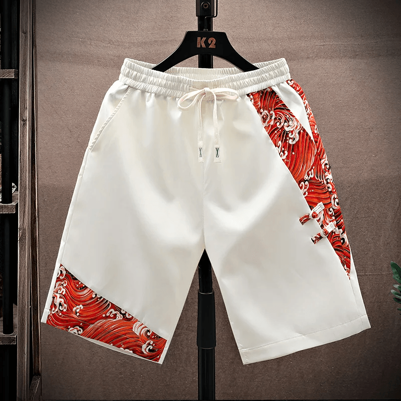 Tide Men's Shorts | Quick-Dry Fabric, Lightweight Ocean Wave Print 2