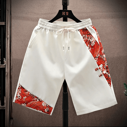 Tide Men's Shorts | Quick-Dry Fabric, Lightweight Ocean Wave Print 2