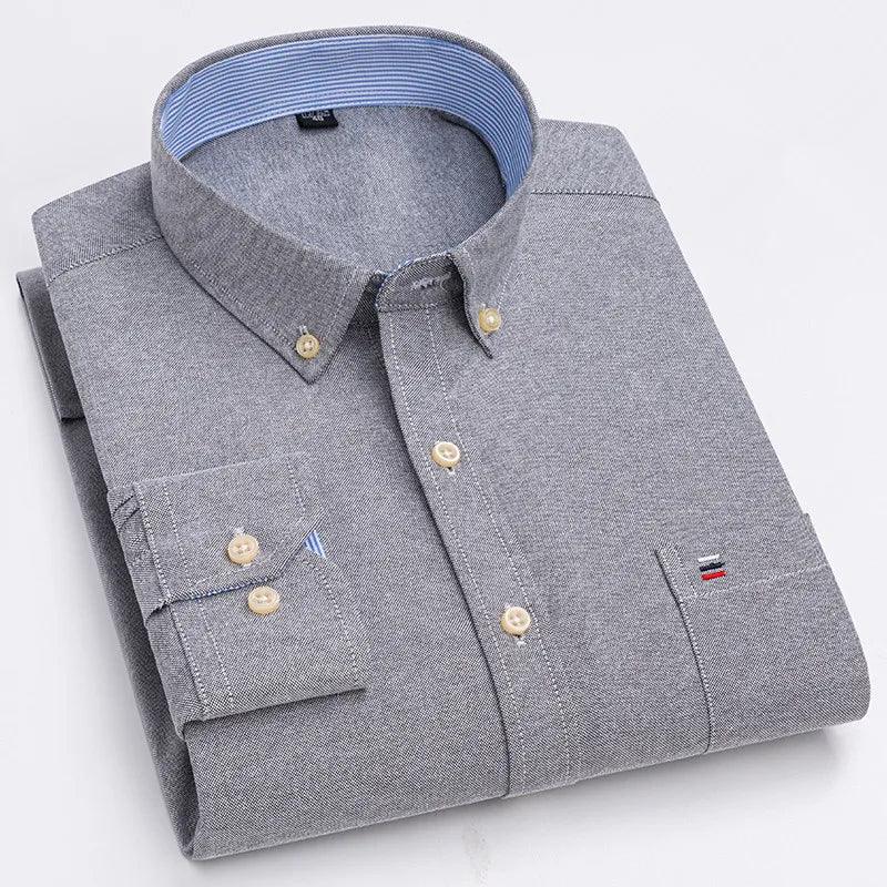Vera Men's Dress Shirt | 100% Premium Cotton, Tailored Fit 9