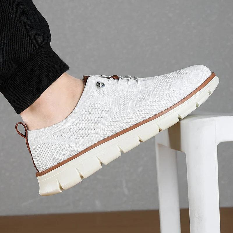 Zara Women's Slip-On Sneakers | Breathable Knit, Lightweight White 3
