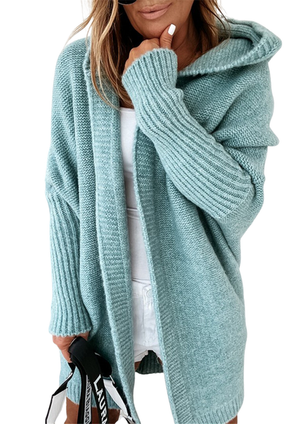 Women's Tereza Cardigan – Mint Green Knit Cardigan with Relaxed Fit