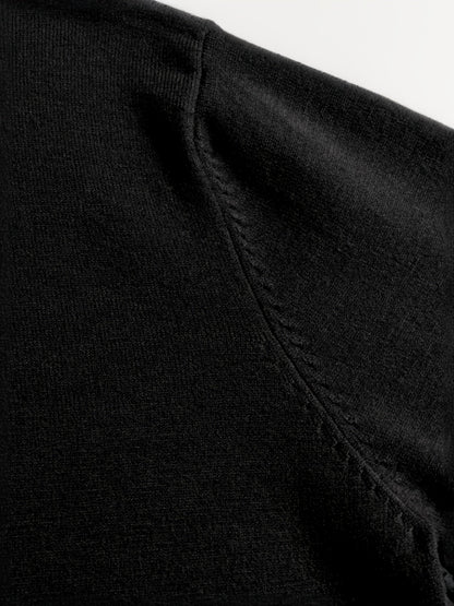 Men's Refined High-Neck Knit Sweater | Classic Cosy Casual Everyday Pullover | Smart Casual Everyday Autumn Winter Knitwear