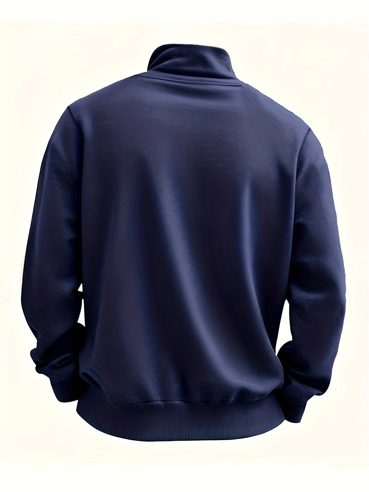 Herren-Pullover aus feinem Strick mit halbem Reißverschluss | Weicher, lässiger und gemütlicher Alltagspullover | Elegante lässige Strickmode für Herbst und Winter