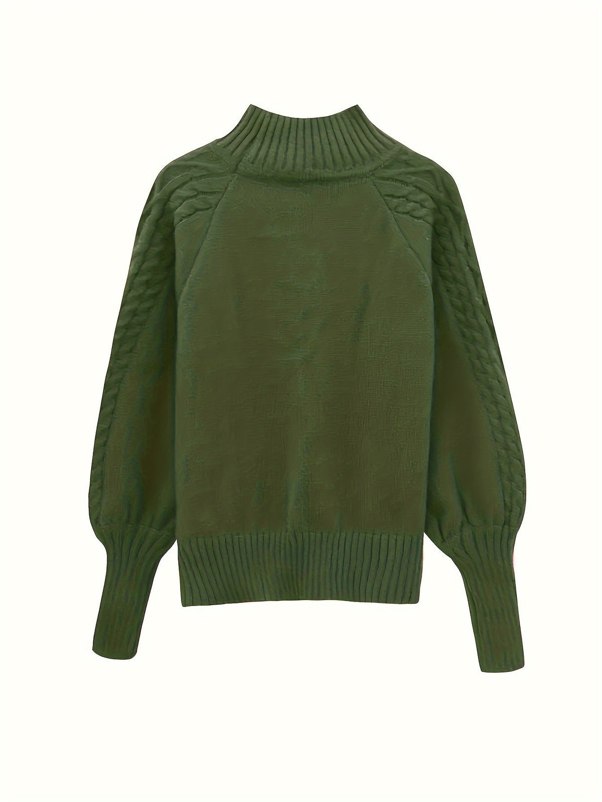 Women's Textured Half-Collar Knit Sweater | Cosy Classic Casual Everyday Jumper | Smart Casual Everyday Autumn Winter Knitwear