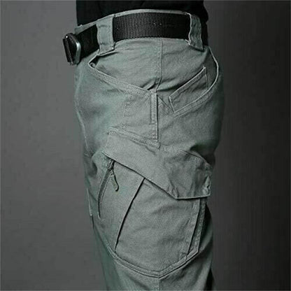 Men's Waterproof Cargo Pants – Multi-Pocket Outdoor Rain Trousers