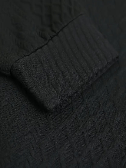 Men's Stand-Collar Button Henley Knit Sweater | Classic Casual Everyday Cosy Pullover | Smart Casual Everyday Autumn Winter Knitwear