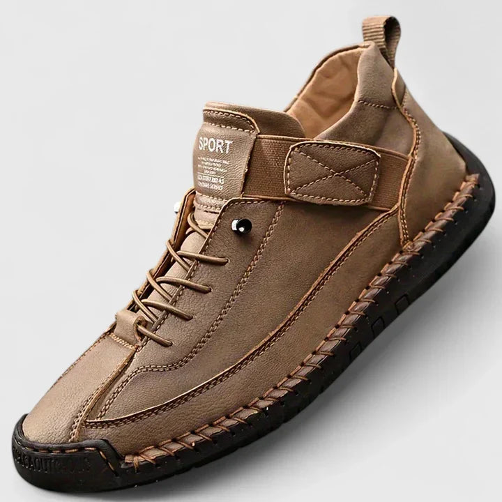Women's Leather Lace-Up Comfort Shoes | Supportive Cushioned Casual Everyday Walking Shoes | Everyday Comfortable Casual Shoes