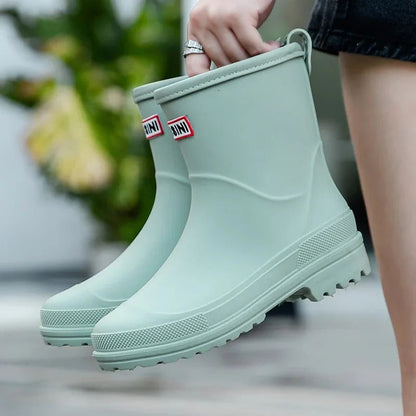 Women's Short Rain Boots – Modern Waterproof Ankle Wellies