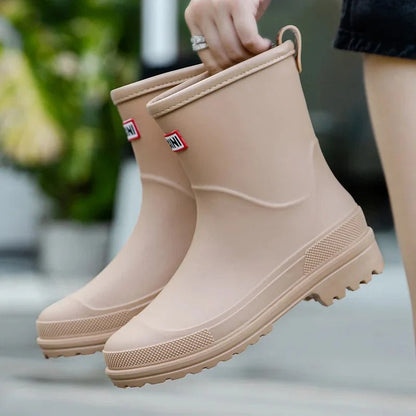 Women's Short Rain Boots – Modern Waterproof Ankle Wellies