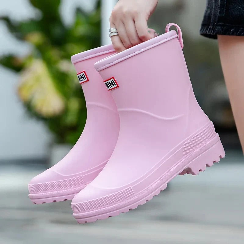 Women's Short Rain Boots – Modern Waterproof Ankle Wellies
